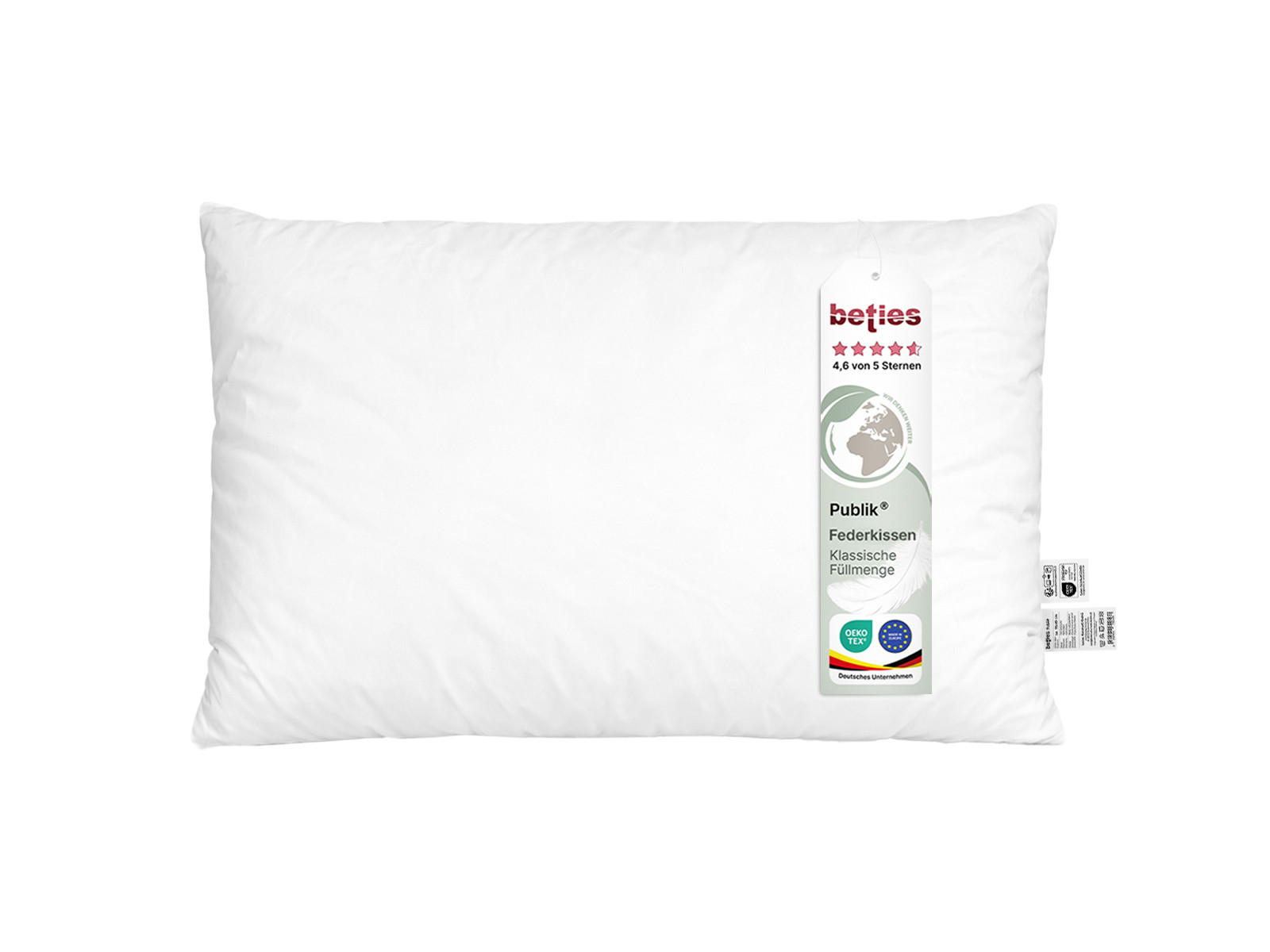 FEDERKISSEN Publik 30/50 cm - Creme, Textil (30/50cm) - beties Heimtextil