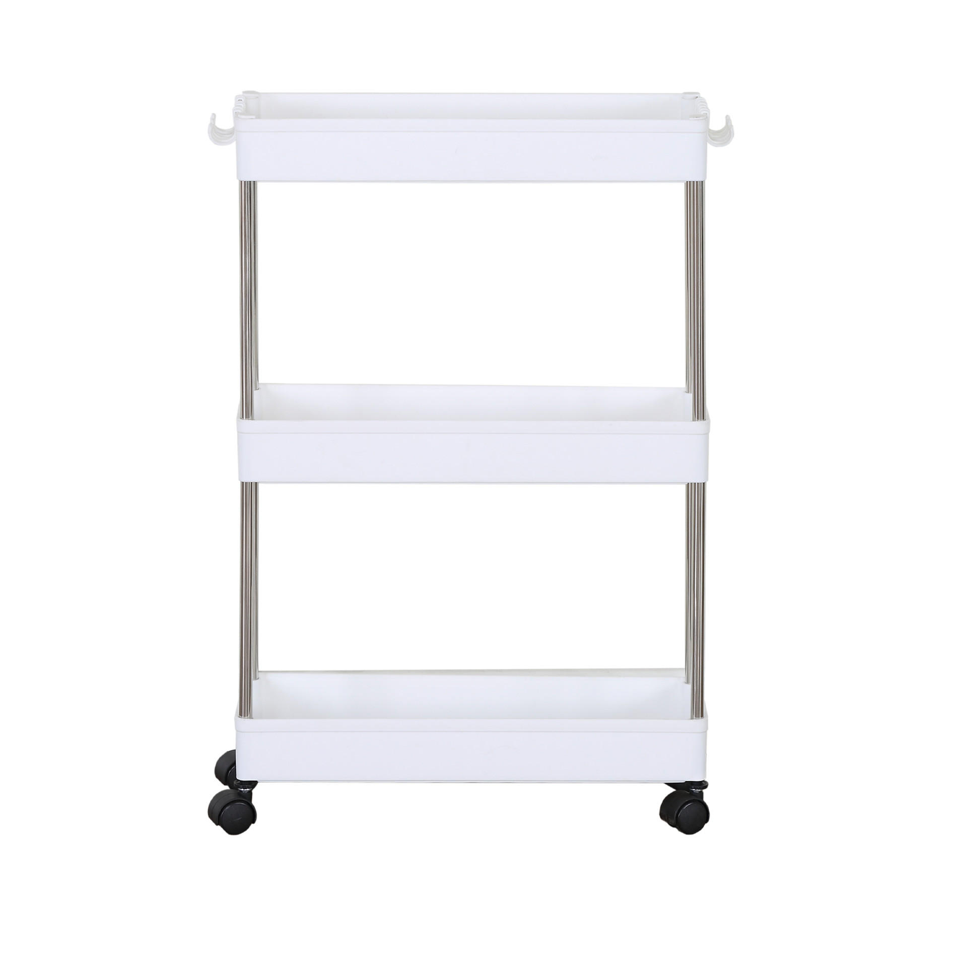 KÜCHENWAGEN Weiß 13/40/60 cm - Weiß, Kunststoff (13/60/40cm) - Mobili Rebecca
