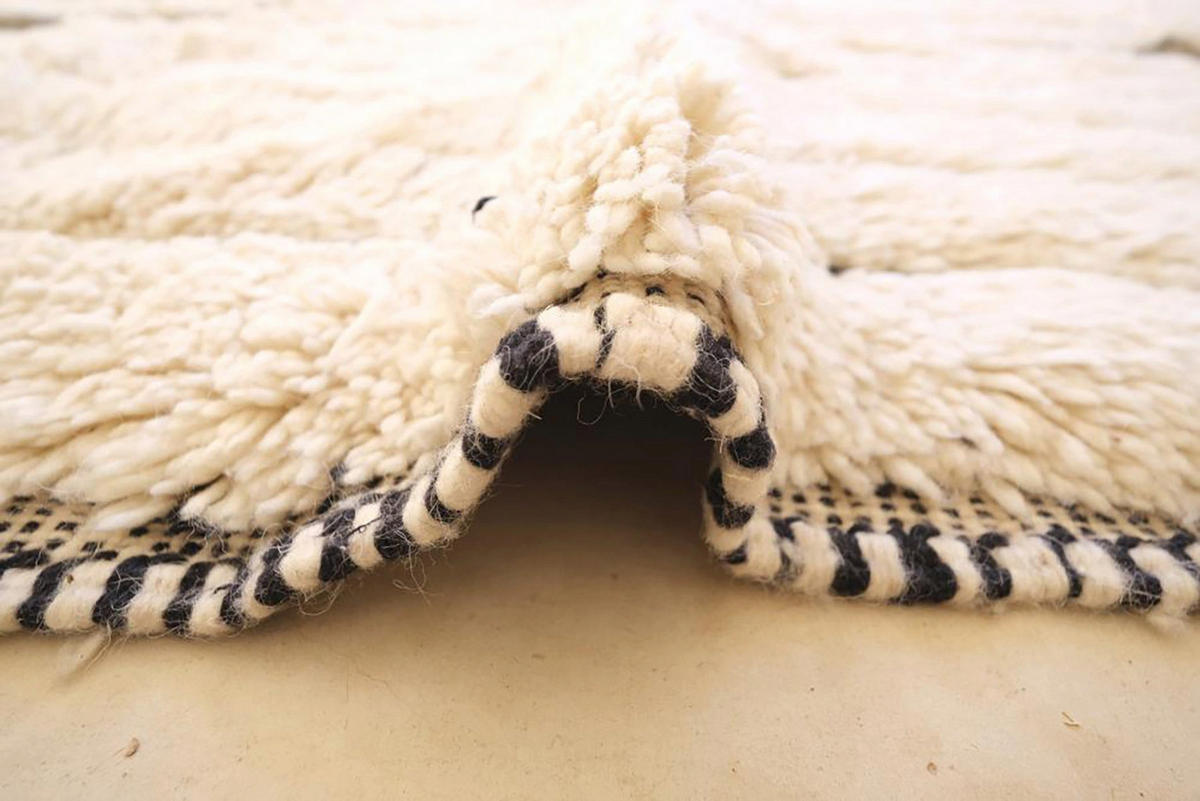 BERBERTEPPICH aus reiner Wolle beige - Beige, Naturmaterialien (144/255cm) - AFK Living