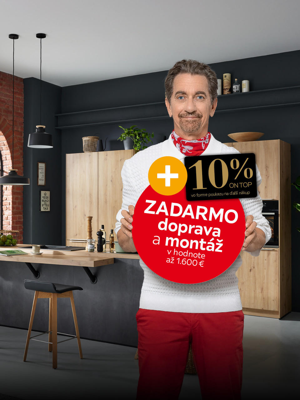zľava 60 % na plánované kuchyne