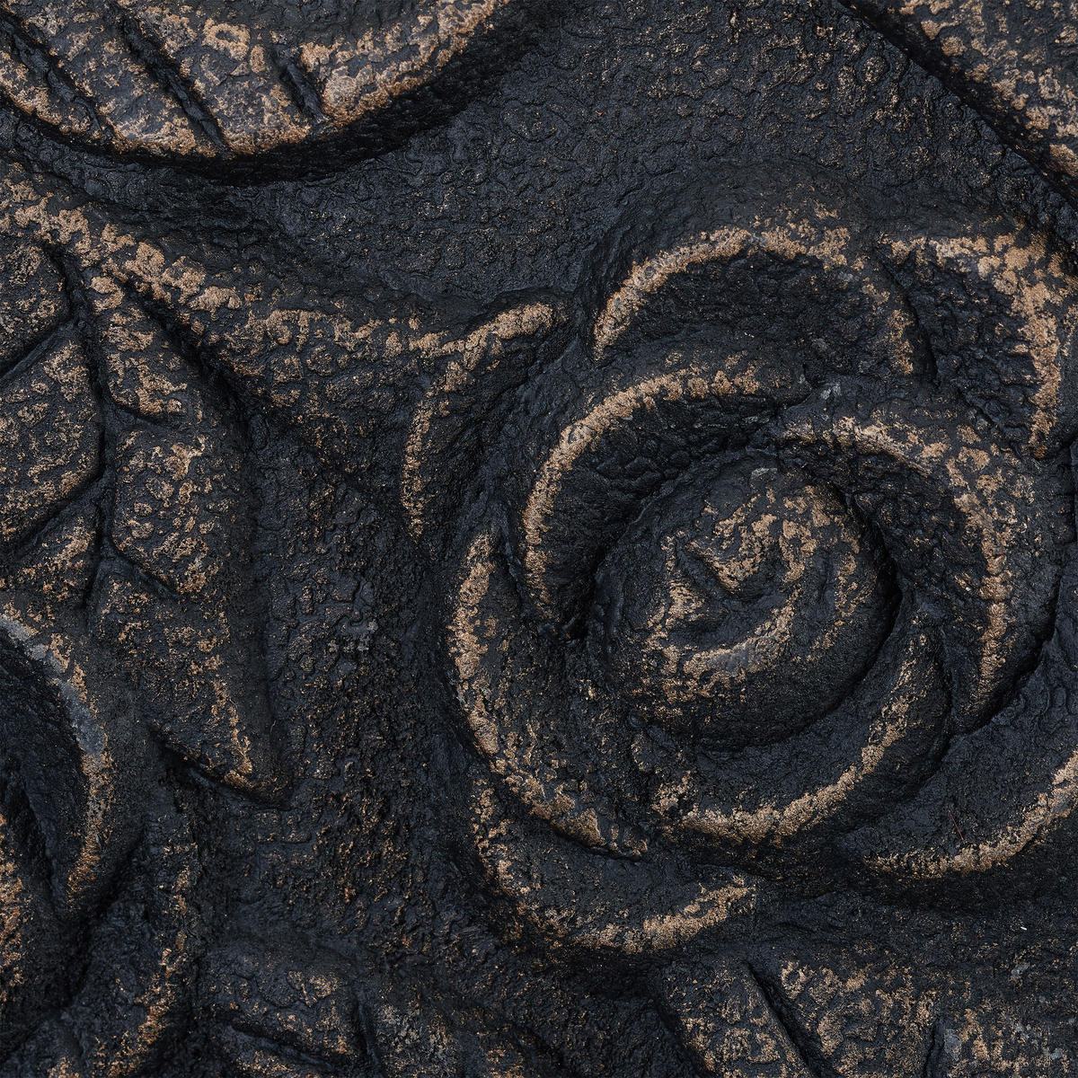 STOJALO za senčnik - črna, kovina/umetna masa (45/45cm) - Relaxdays