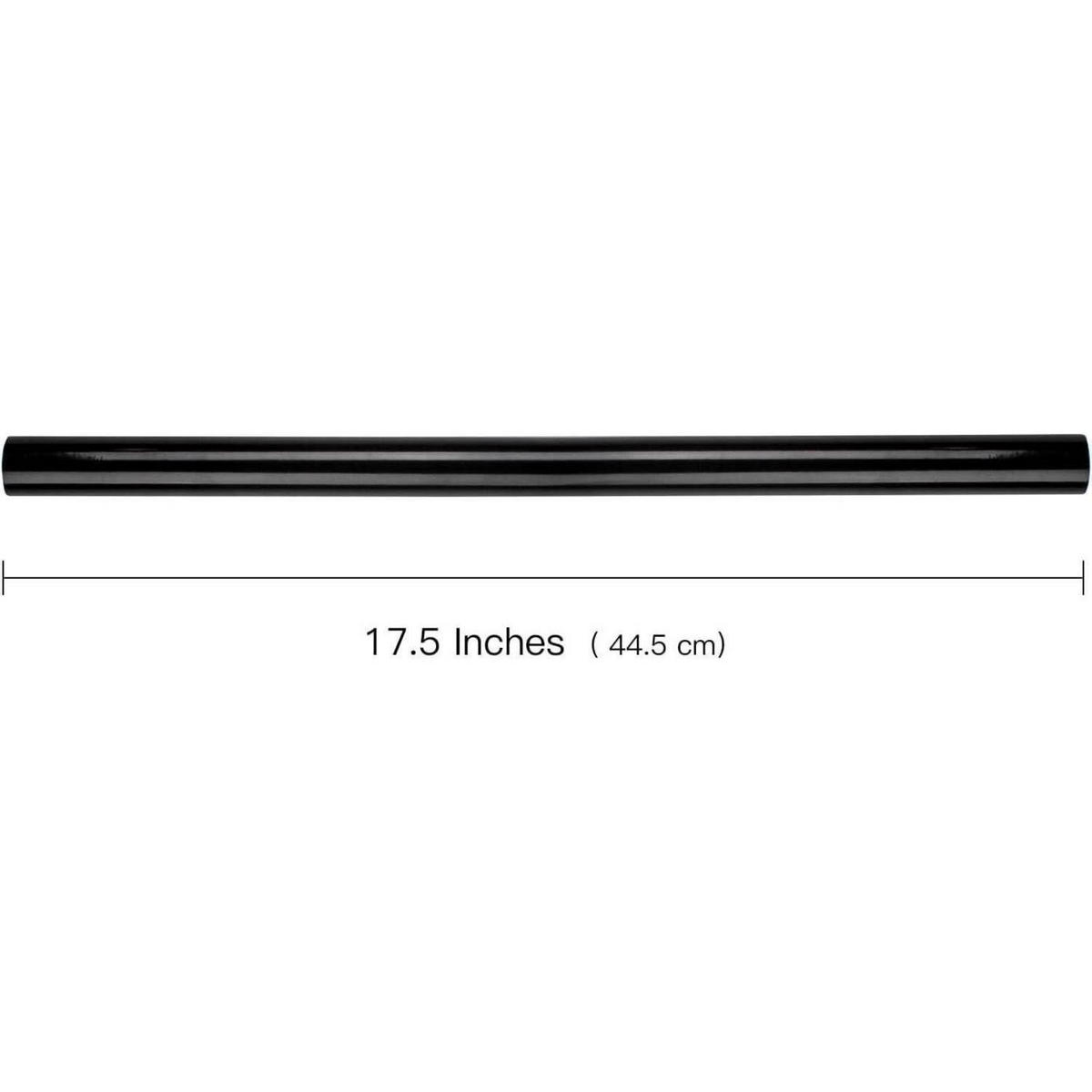GESCHENKPAPIER Schwarz Metallic 44,5 cm x 10 m - Schwarz, Papier (4/44/4cm)