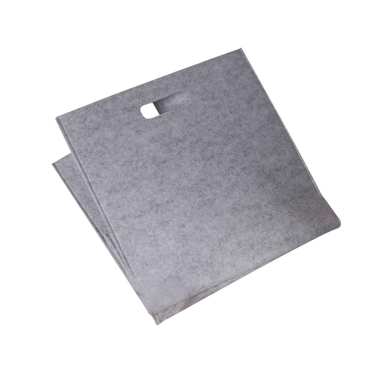 FALTBOX FELT 2ER-SET - Grau, Textil (32/32/32cm) - IDIMEX
