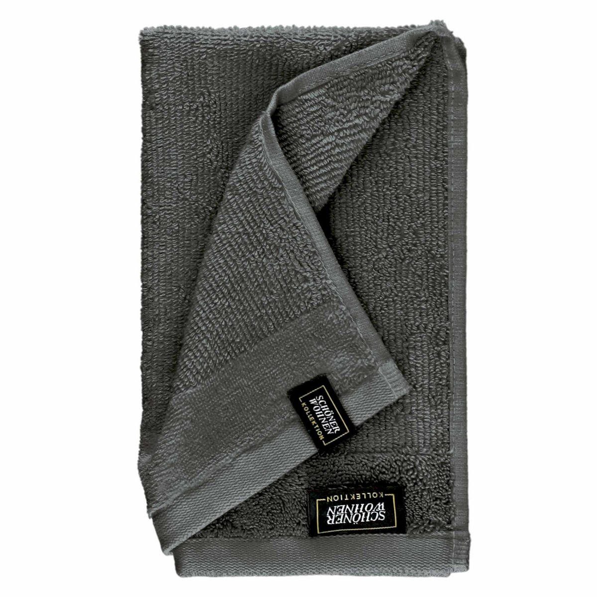 GÄSTEHANDTUCH SENSE-6 - Anthrazit, Textil (30/50cm) - Schöner Wohnen