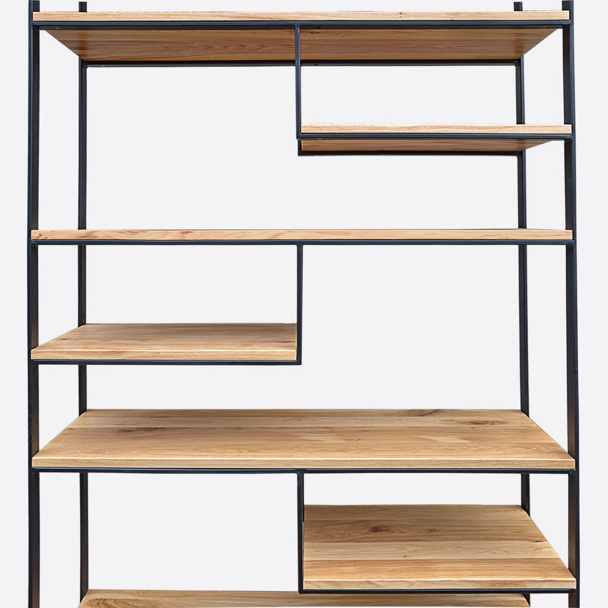 BÜCHERREGAL aus Eiche für das Wohnzimmer DERA - Eichefarben, Holz (120/190/35cm) - Rawood Furniture