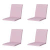 GARTENSTUHLKISSEN Panama 97/49 cm 4er-Set - Pink, Textil (49/6/97cm) - Madison