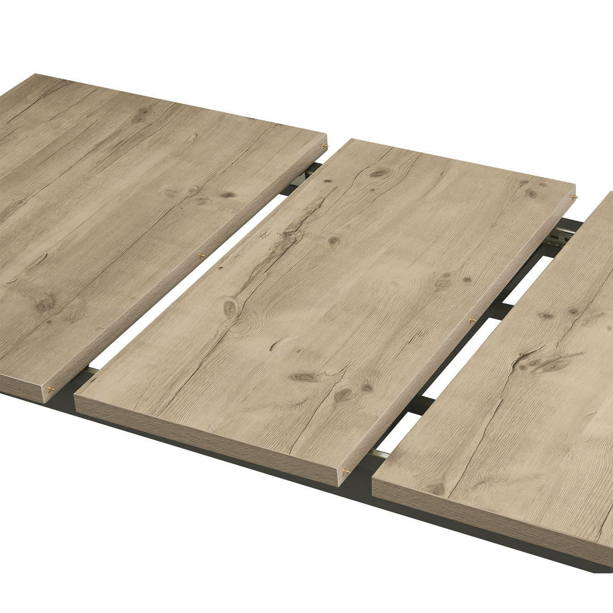 ESSTISCH ANNA 120-160/80/76 cm Sandeiche - Sandfarben, Holz (80/120/76cm) - B&D Home