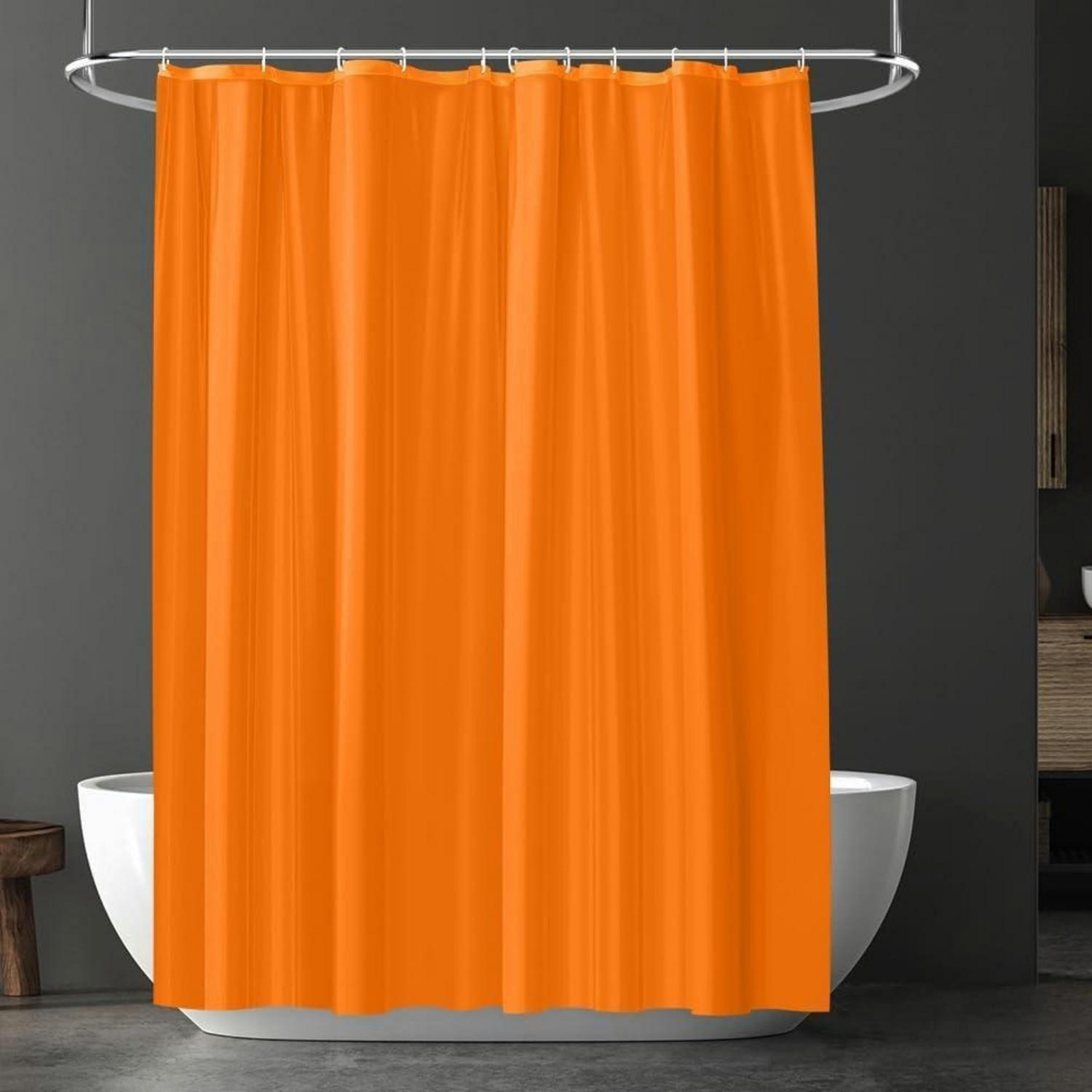XXXLutz Duschvorhang Orange 180x180 cm