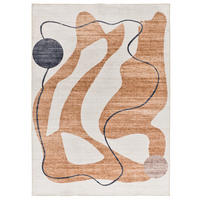 FLACHWEBETEPPICH Beige Class 140/200 cm - Beige/Orange, Textil (140/200cm) - Atticgo