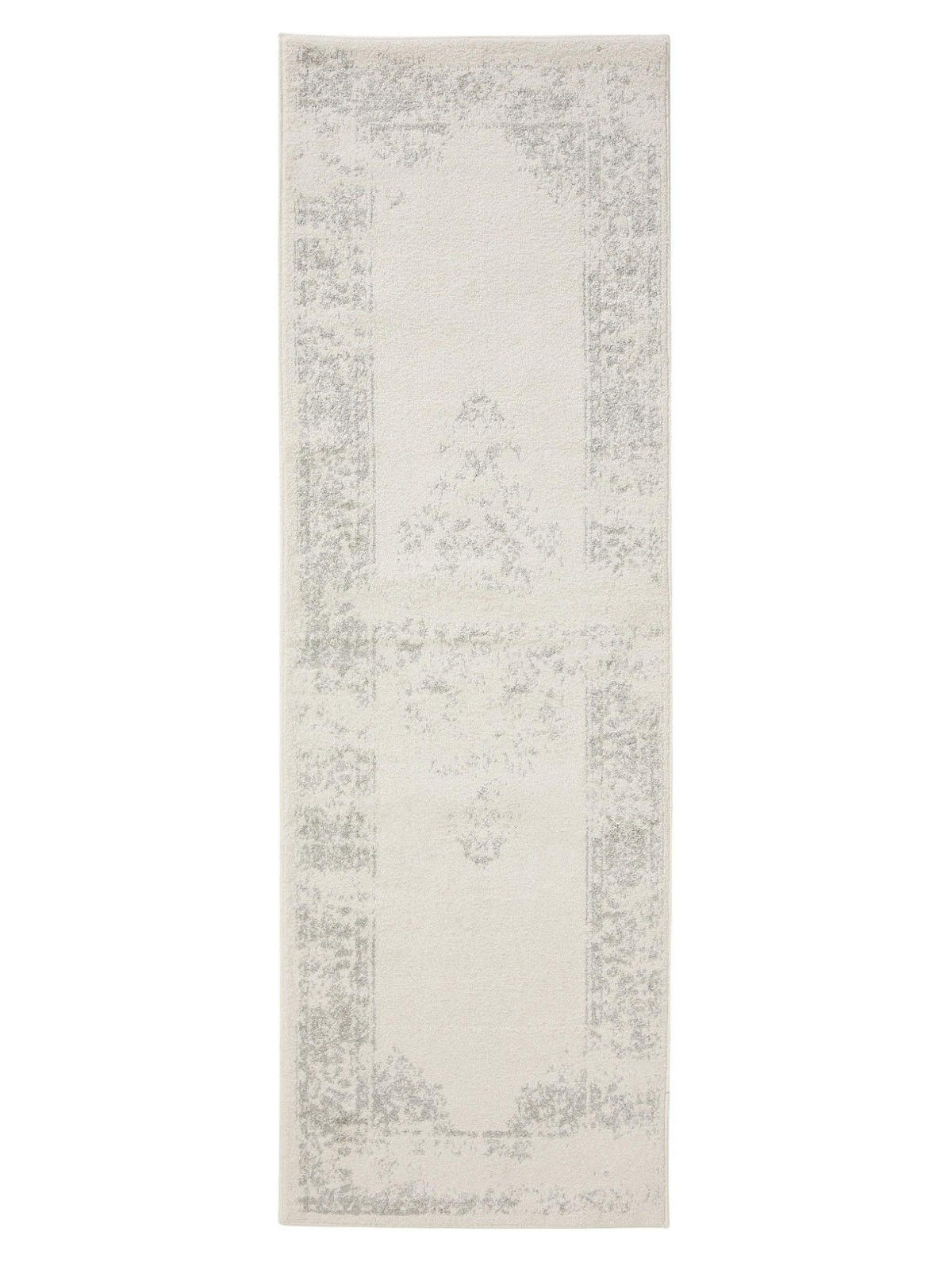 VINTAGE-LÄUFER Sia 80/240 cm - Taupe/Creme, Kunststoff (80/240cm) - benuta