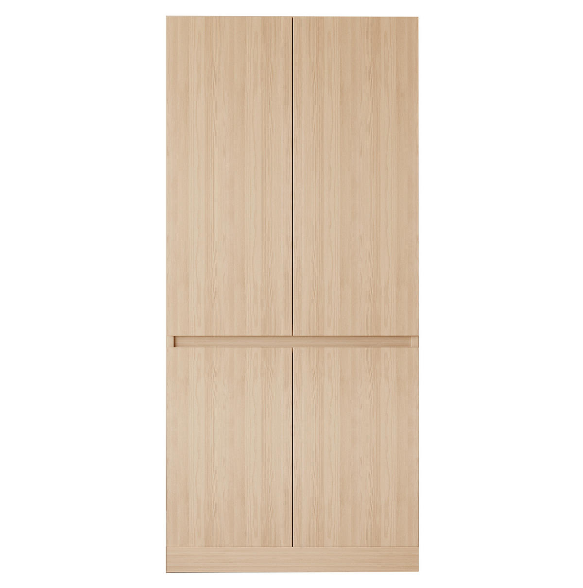 KLEIDERSCHRANK 70/40/170 cm holzfarben aus Holz mit Doppeltüren - Naturfarben, Holz (70/170/40cm) - OKWISH