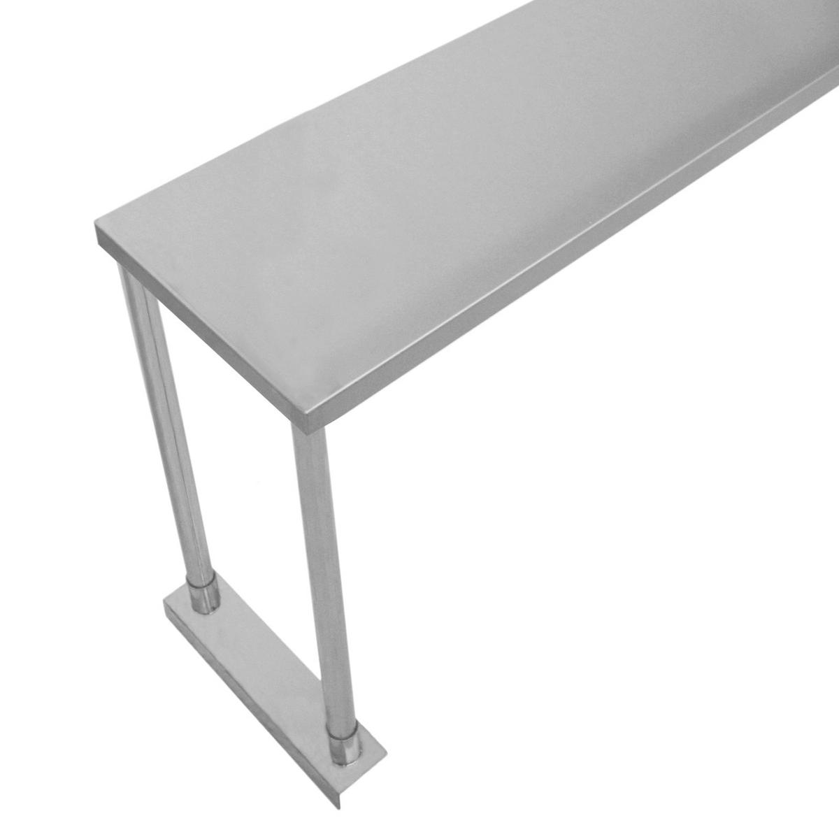 GASTRO-REGAL Edelstahl 180cm - Silberfarben, Metall (150/45/30cm) - Kukoo