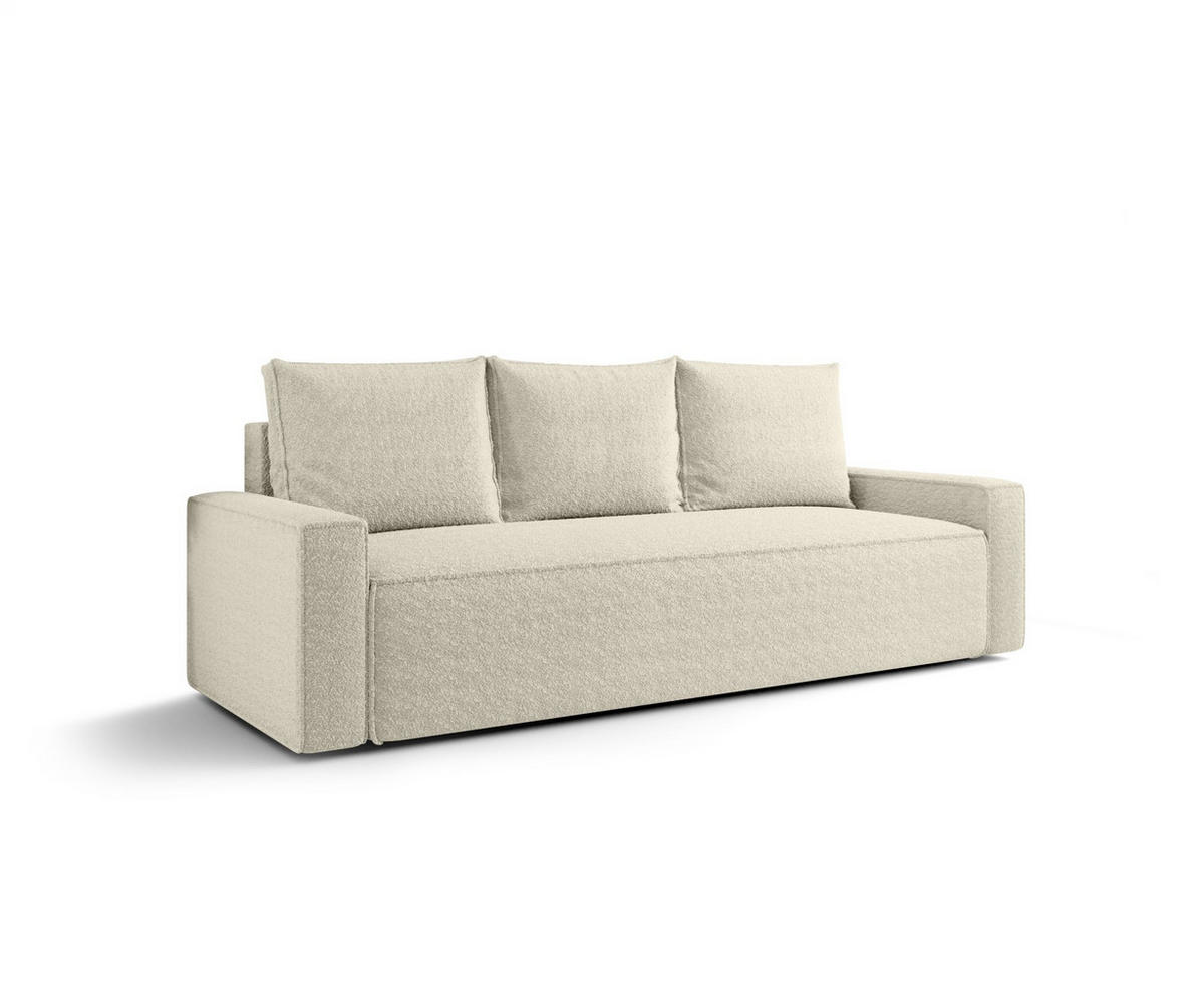 SOFA mit Schlaffunktion SAVIO Quelle 03 - Beige, Textil (232/90/90cm) - Bedante