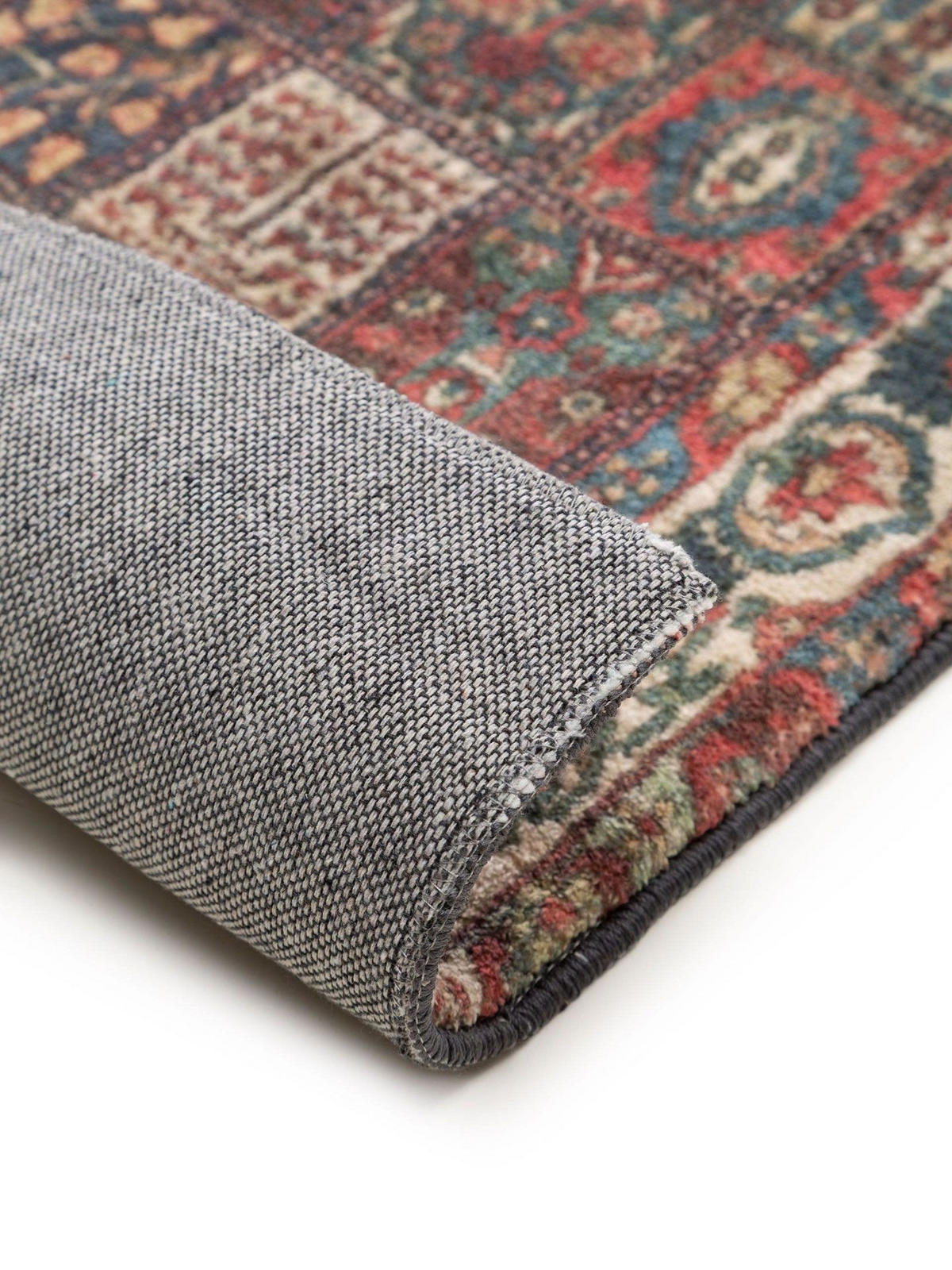 LÄUFER Mara Rot 80x240 cm - Rot/Multicolor, Textil (80/1cm) - KUNSTLOFT