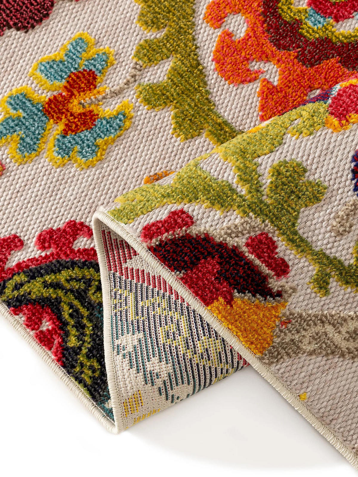 OUTDOOR-TEPPICH Noelia 240/340 cm - Multicolor, Kunststoff (240/340cm) - benuta Nest