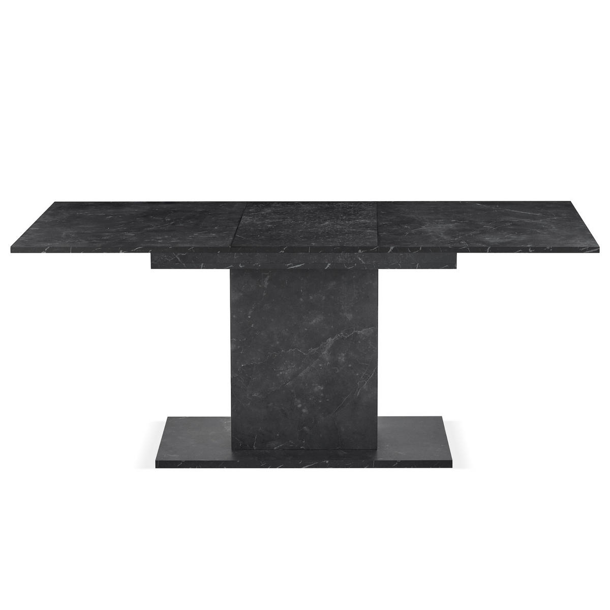 ESSTISCH BOSCO 120-160/80/76 cm - Anthrazit, Holzwerkstoff (80/120/76cm) - B&D Home