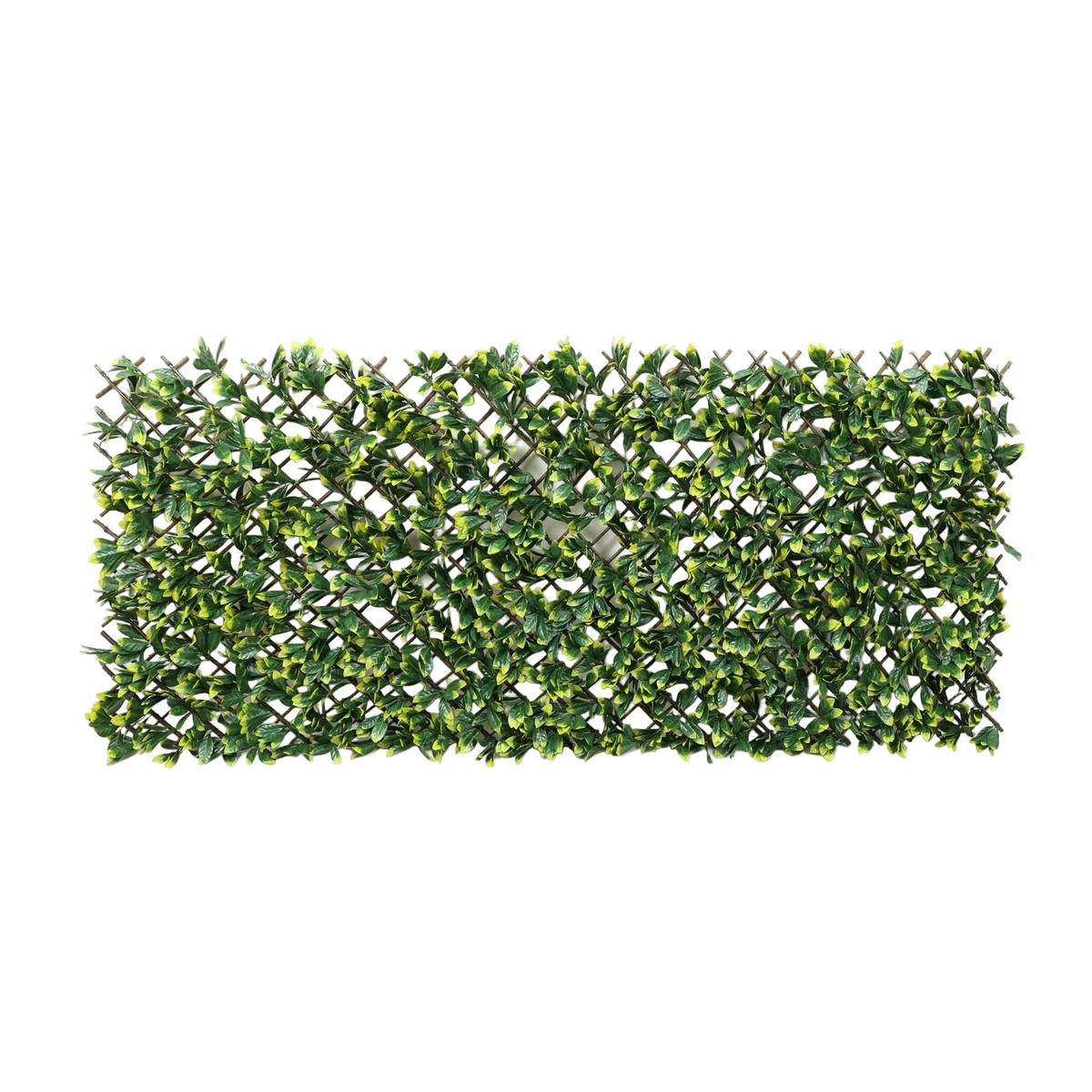 KUNSTPFLANZE Flexible Prunus Pflanzenwand - Malte 130-200 cm - Grün, Kunststoff (120cm) - aplanta