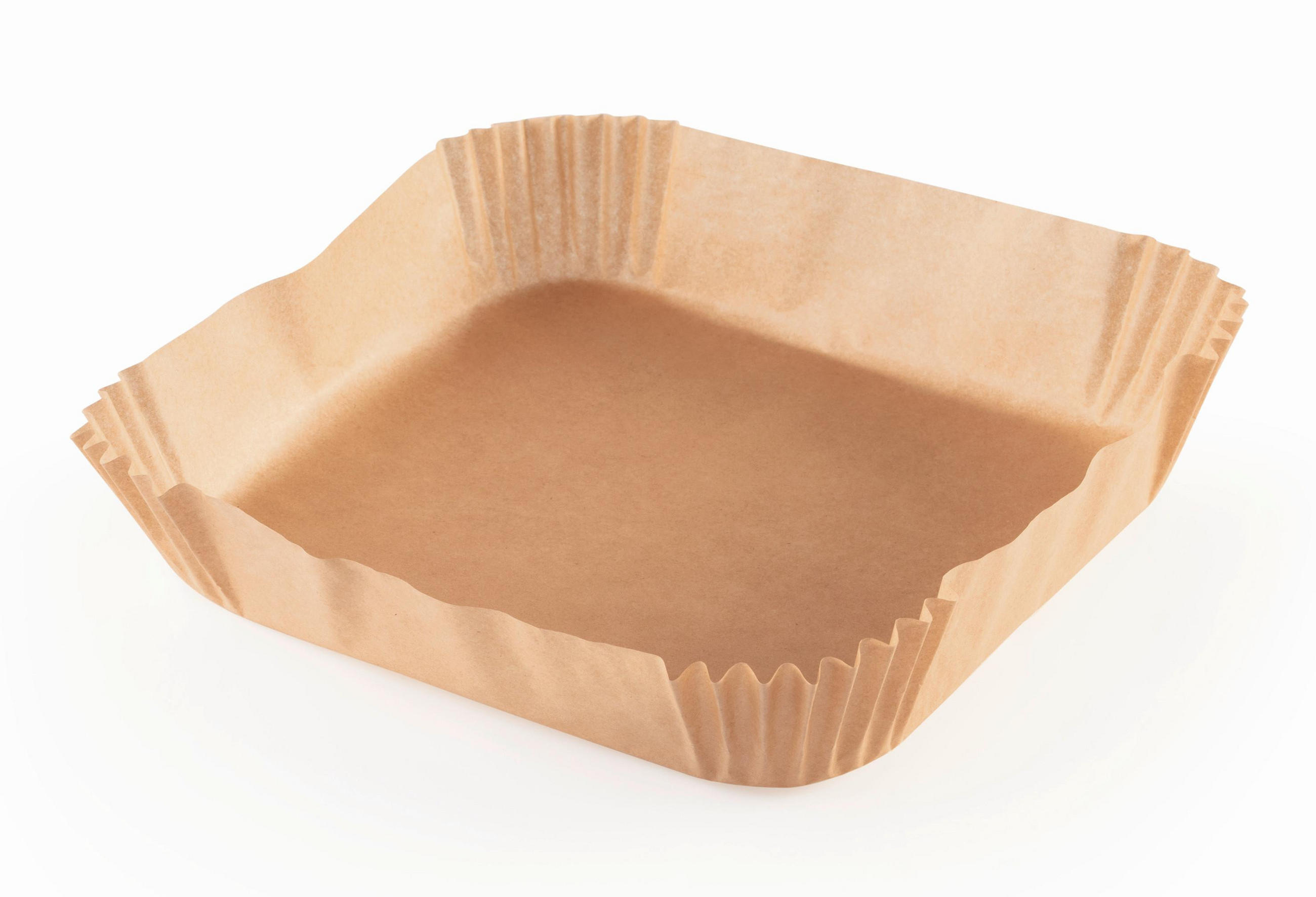 BACKPAPIER Heißluftfritteuse Hellbraun 50 Stück - Hellbraun, Papier (16/16cm) - Sonstige