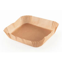 BACKPAPIER Heißluftfritteuse Hellbraun 50 Stück - Hellbraun, Papier (16/16cm) - Sonstige