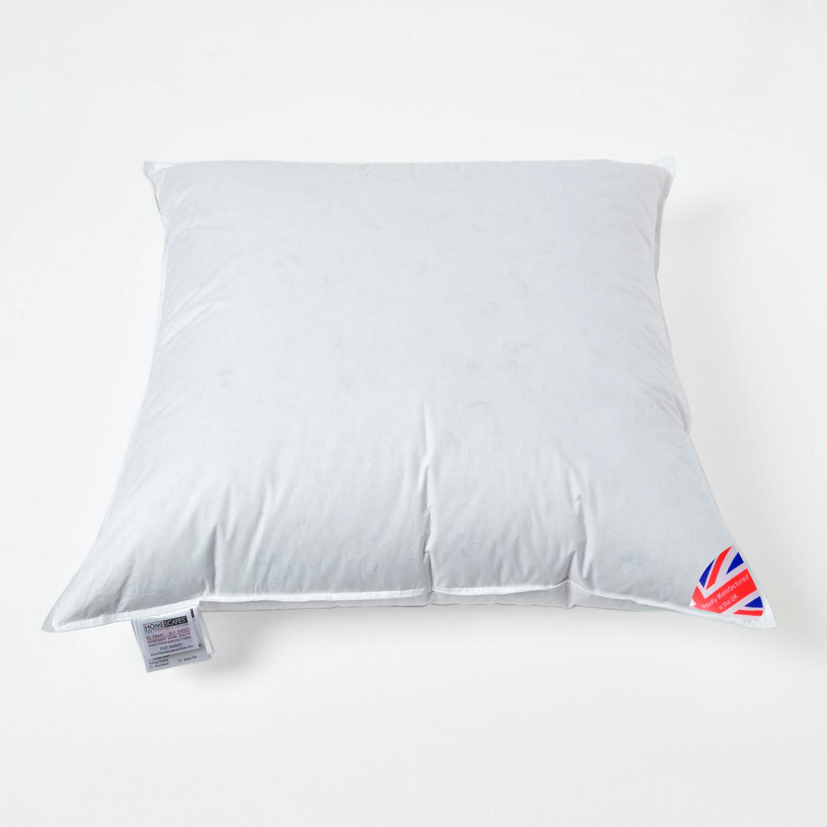 FÜLLKISSEN 65/65 cm – Enten-Daunen - Weiß, Textil (65/65cm) - Homescapes