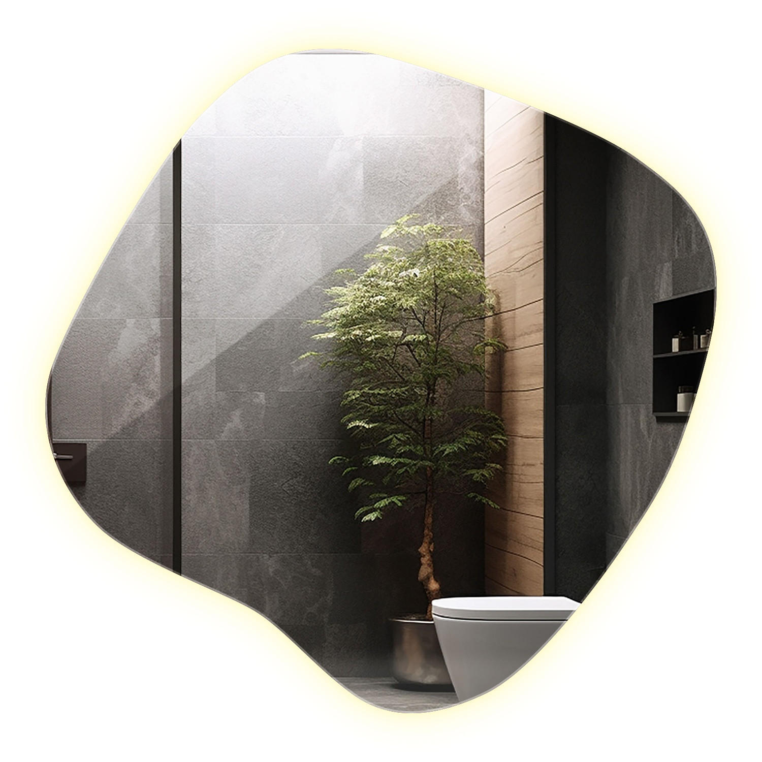 Wallfluent Led Transparent 77.3x76.6x0.4 cm