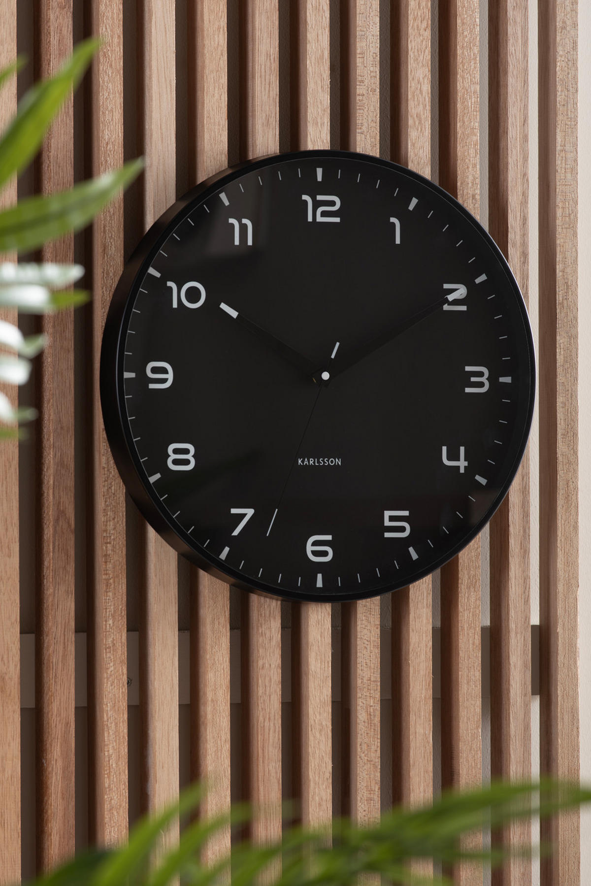 WANDUHR Orgullo Ø40 cm - Schwarz, Metall (40/4.3/40cm) - Karlsson