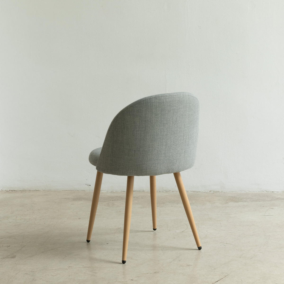 STUHL Brila Grau 51 cm x 77 cm - Grau, Textil (51/77/54cm) - Kenay Home