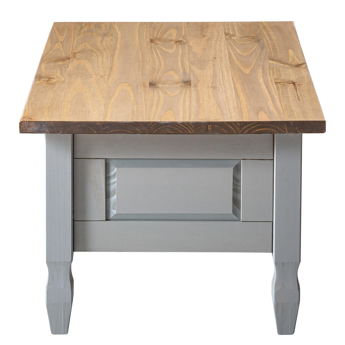HOME24 Couchtisch FINCA RUSTICA - Braun, Holz (60/100/46cm) - home24