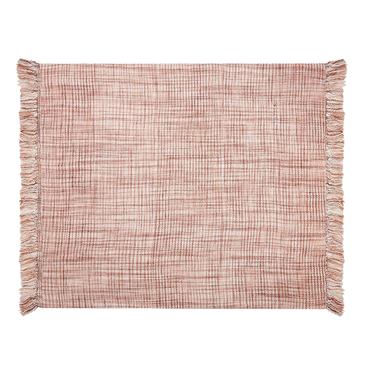 DECKE Goldbraun Deurali 125/150 cm - Braun, Textil (125/150cm) - Beliani