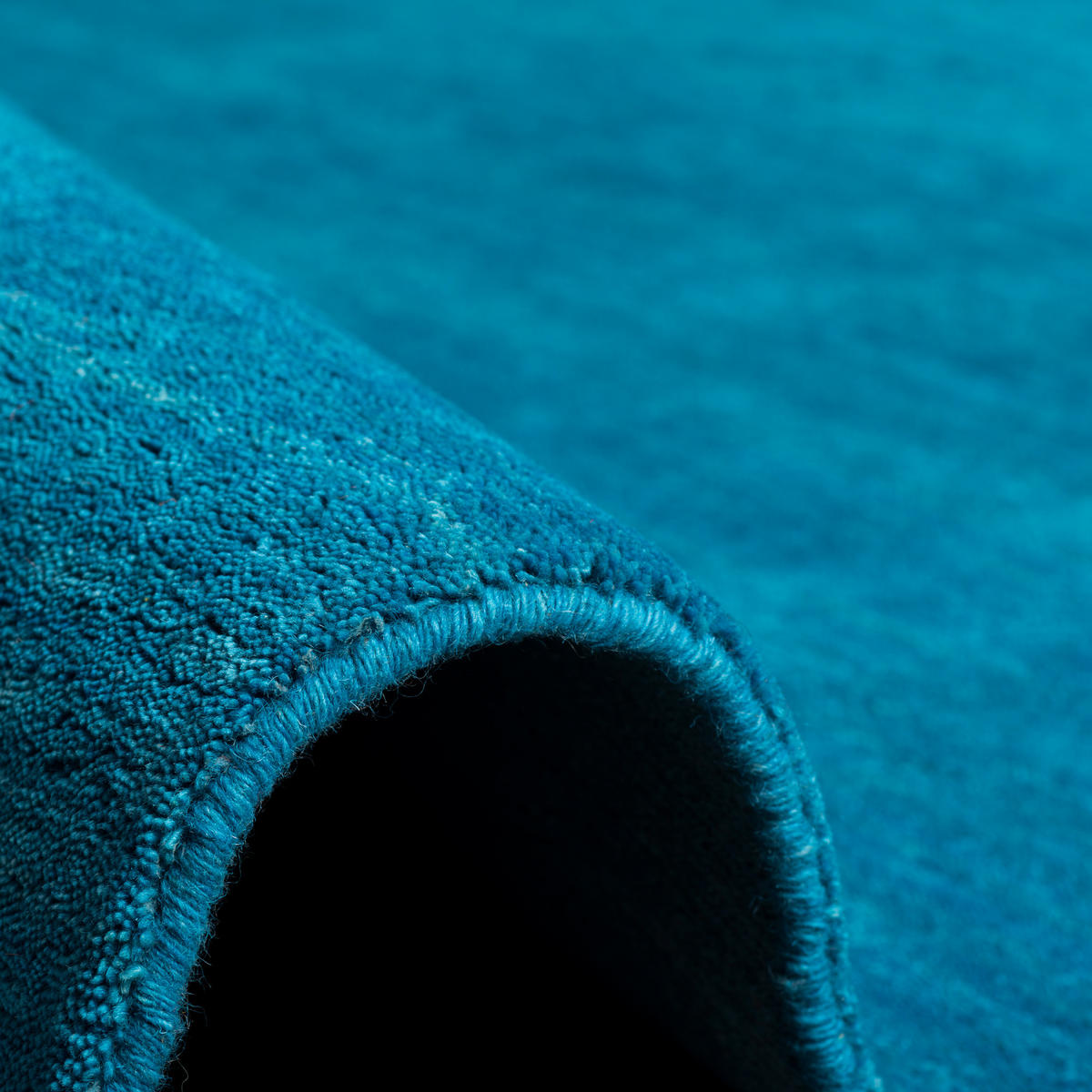 NATUR TEPPICH INDO NEPAL GABBEH SHIVA - Türkis, Textil (200/200cm) - Pergamon