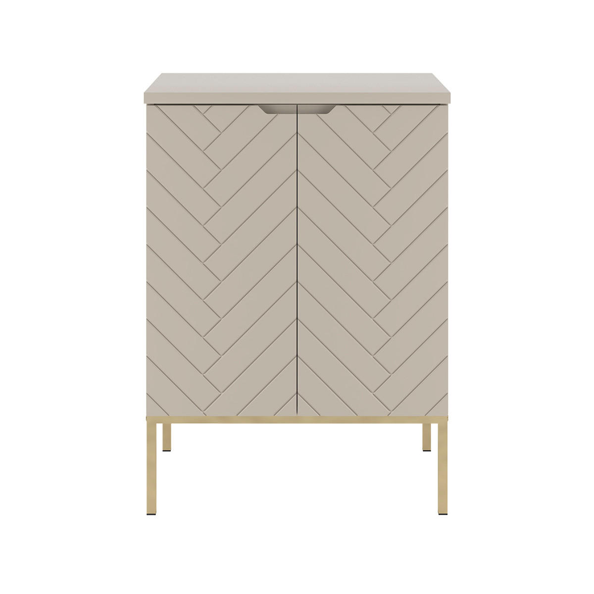 WASCHTISCHUNTERSCHRANK 60.6cm Daria Kaschmir - Beige, Holzwerkstoff (60.6/84.2/45.8cm) - Petits-meubles