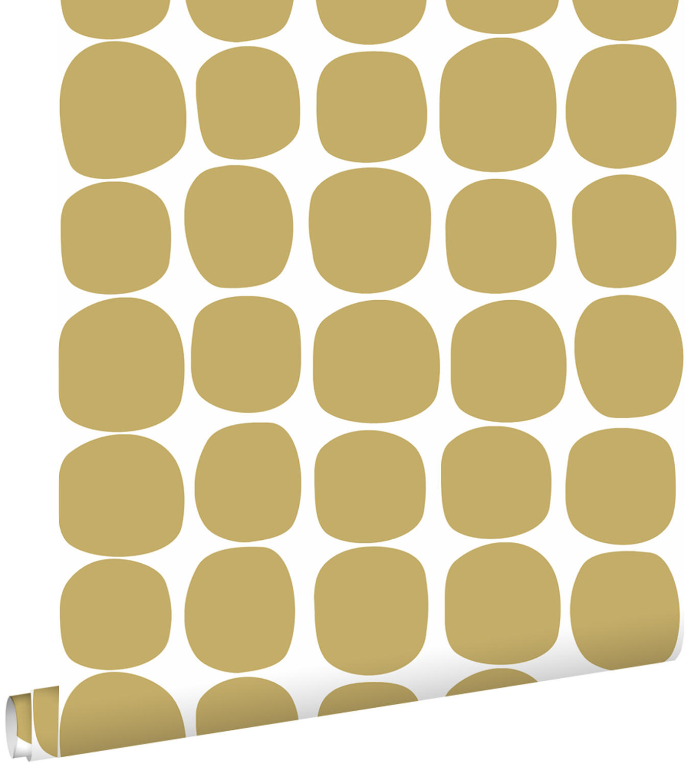 TAPETE grafisches Motiv 53 cm x 10.05 m - Gelb, Papier (53/1000cm) - ESTAhome