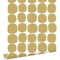 TAPETE grafisches Motiv 53 cm x 10.05 m - Gelb, Papier (53/1000cm) - ESTAhome
