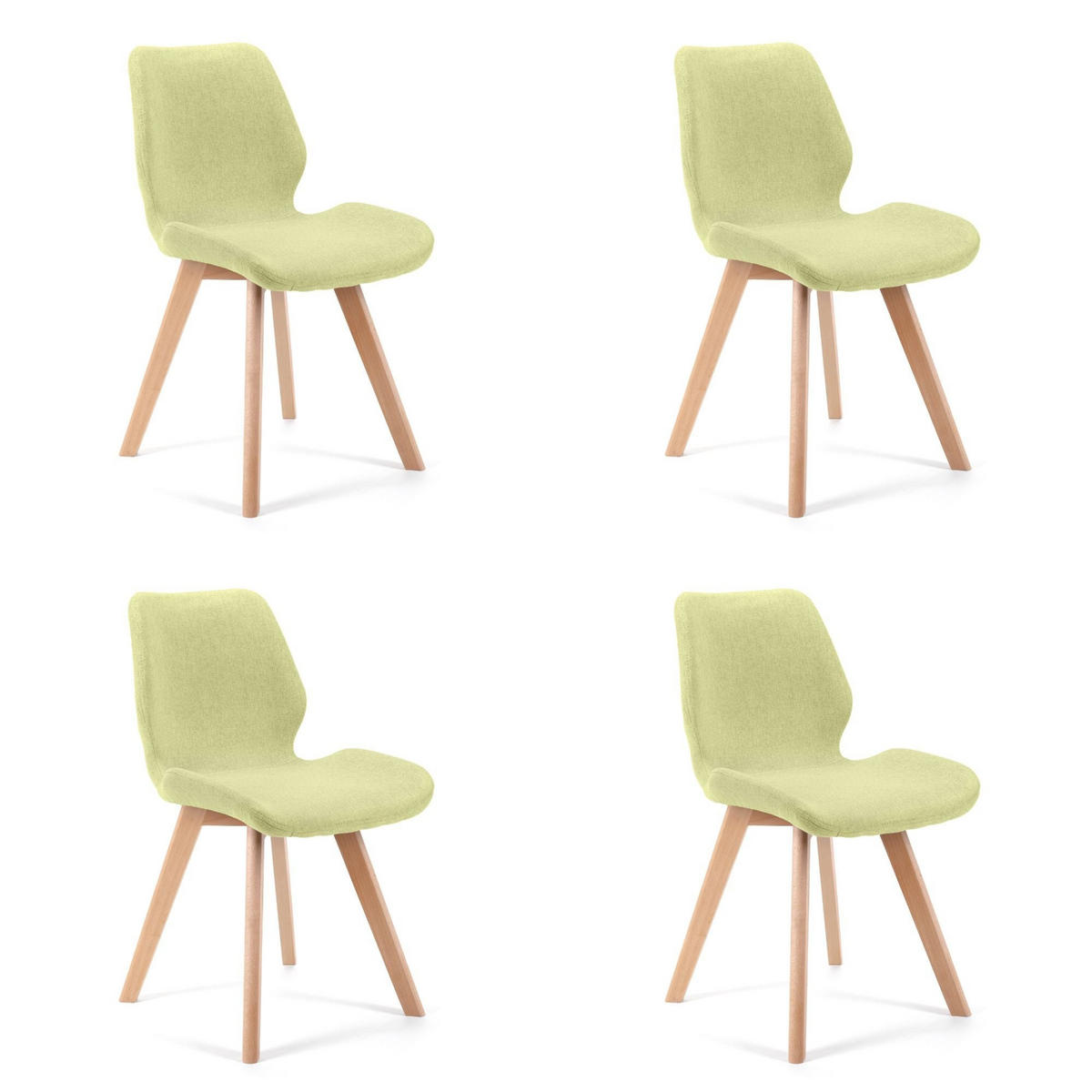 POLSTERSTUHL Grün 0/0/0 - Grün, Textil (45.5/82.5/53cm) - RAUMHIRSCH FURNITURE