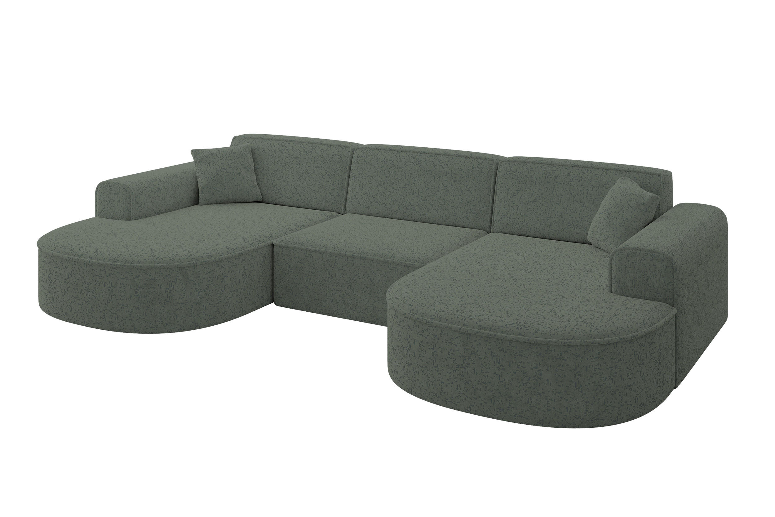 ALTDECOR SEDACÍ SOUPRAVA MARI-U1 – 303 x 171 x 79 cm, zelená Tissu