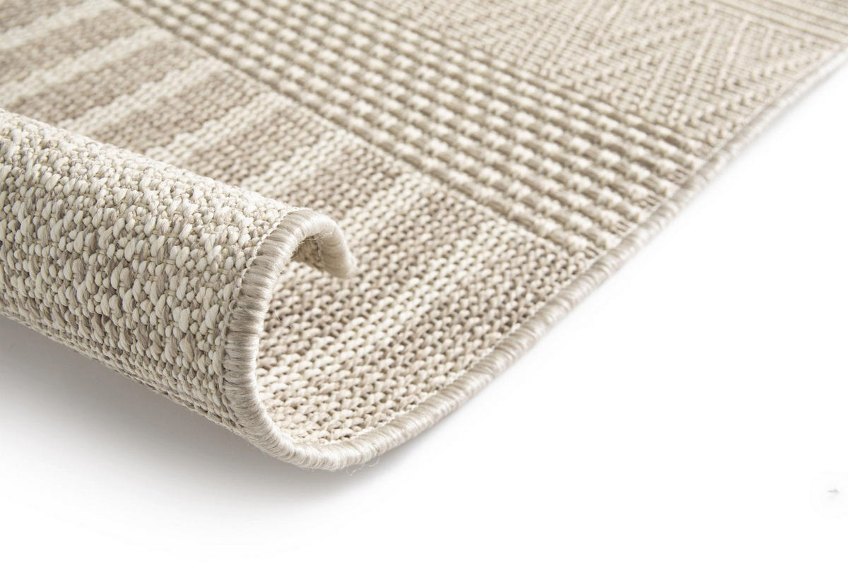 TEPPICH für Innen und Außen im ethnischen Stil beige - Beige, Textil (120/170cm) - AFK Living
