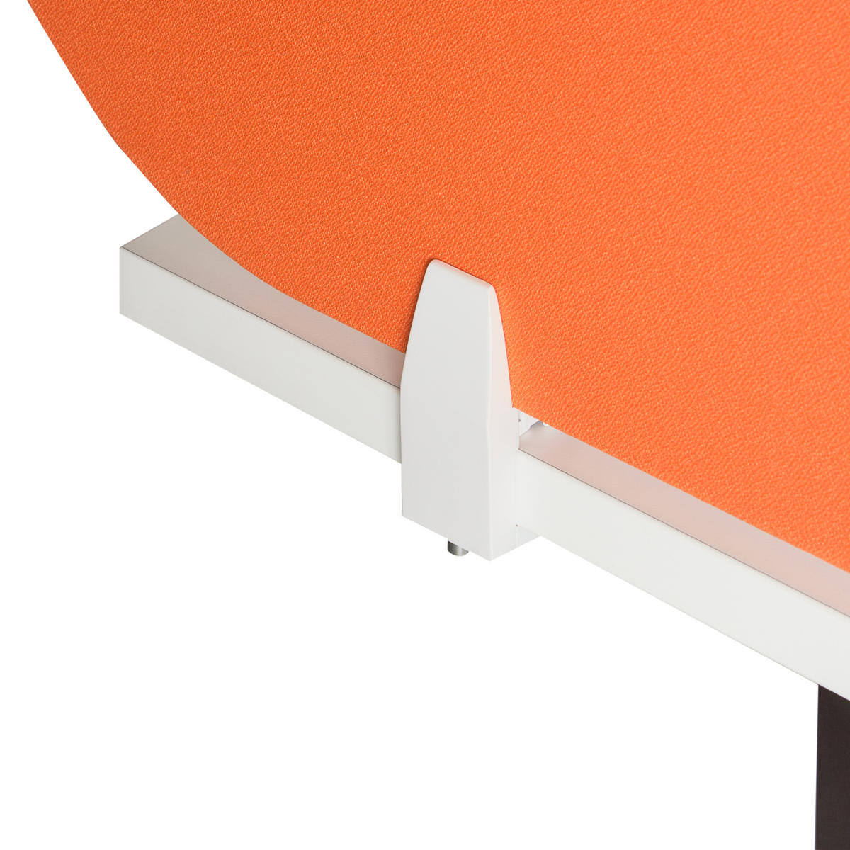 DĚLICÍ STĚNA NA STŮL 160/40 cm Oranžová Sparky - pomerančová, textil (160/40/1cm) - Beliani