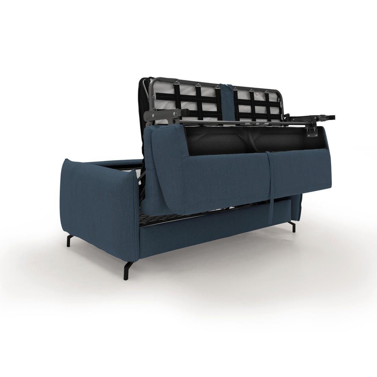 SCHLAFSOFA Scarlet - Blau, Textil (195/95/96cm) - Divani.store