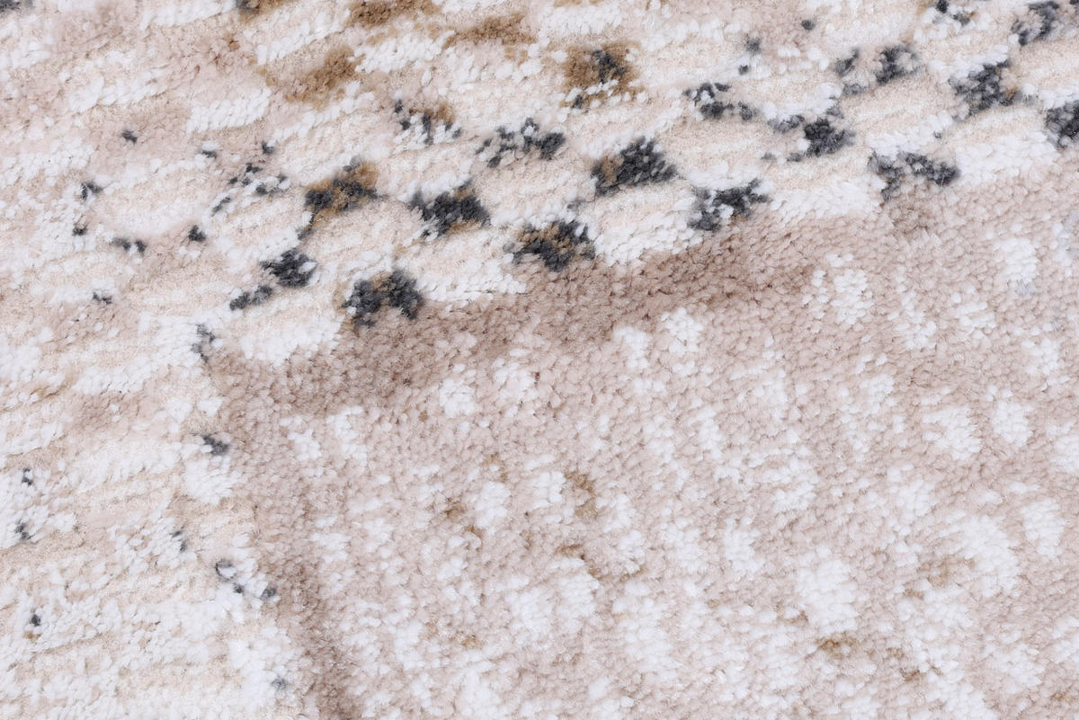 KOBEREC béžový krémový vintage - 120 x 170 cm - krémová, textil (120/170cm) - Mazovia