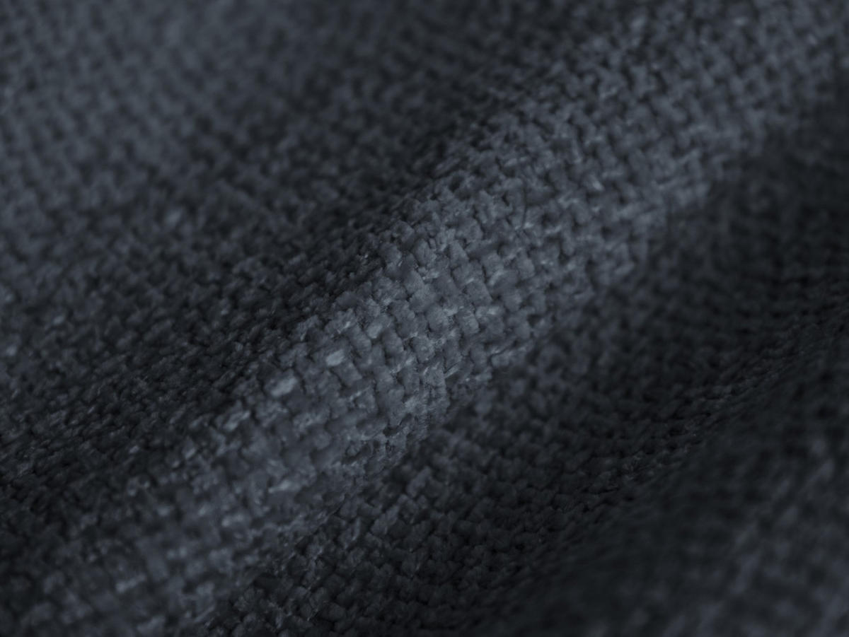 SOFA Blair aus Chenille-Stoff blau melange 2 Sitzplätze - Blau, Textil (87/80/194cm) - Micadoni
