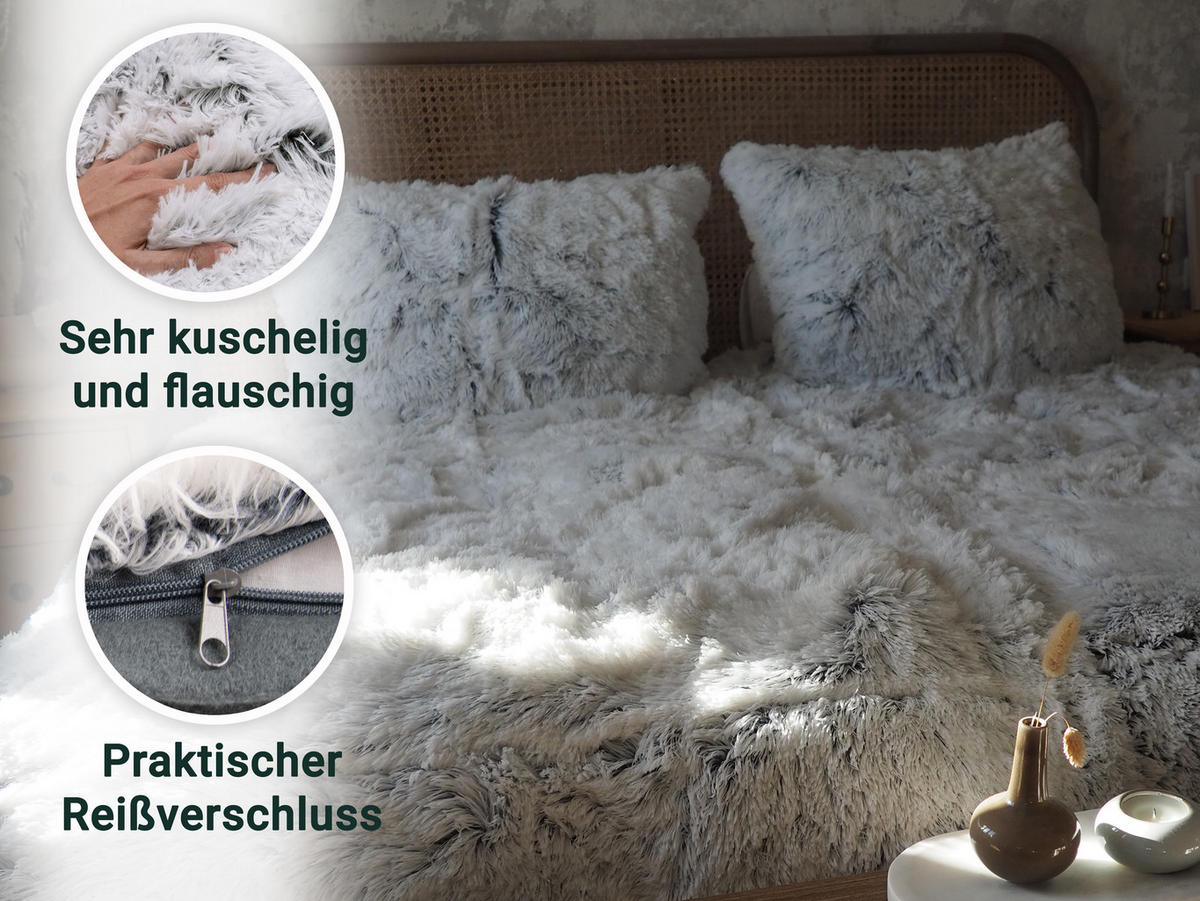 DECKENBEZUG, 135x200cm, 100% Polyester, Grau - Grau, Textil (135/200cm) - Zollner