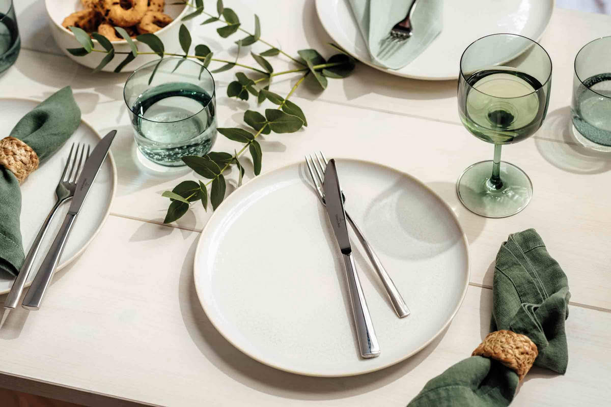 SPEISETELLER Crafted Cotton ø 25,9 cm 6er Set - Beige, Keramik (25.9cm) - like.Villeroy & Boch
