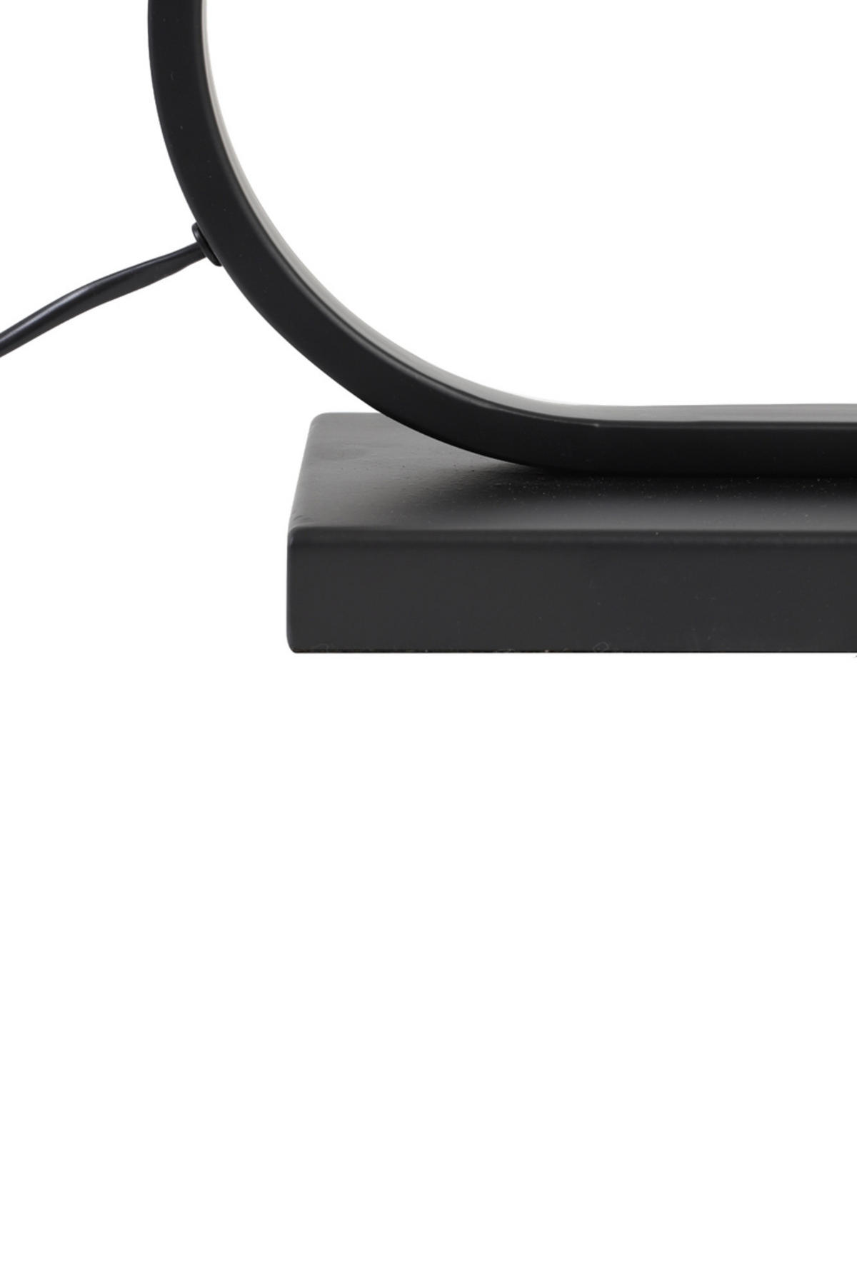 LAMPENFUSS Jamiro Schwarz 37/13/29 cm - Schwarz, Metall (37/13/29cm) - Light & Living