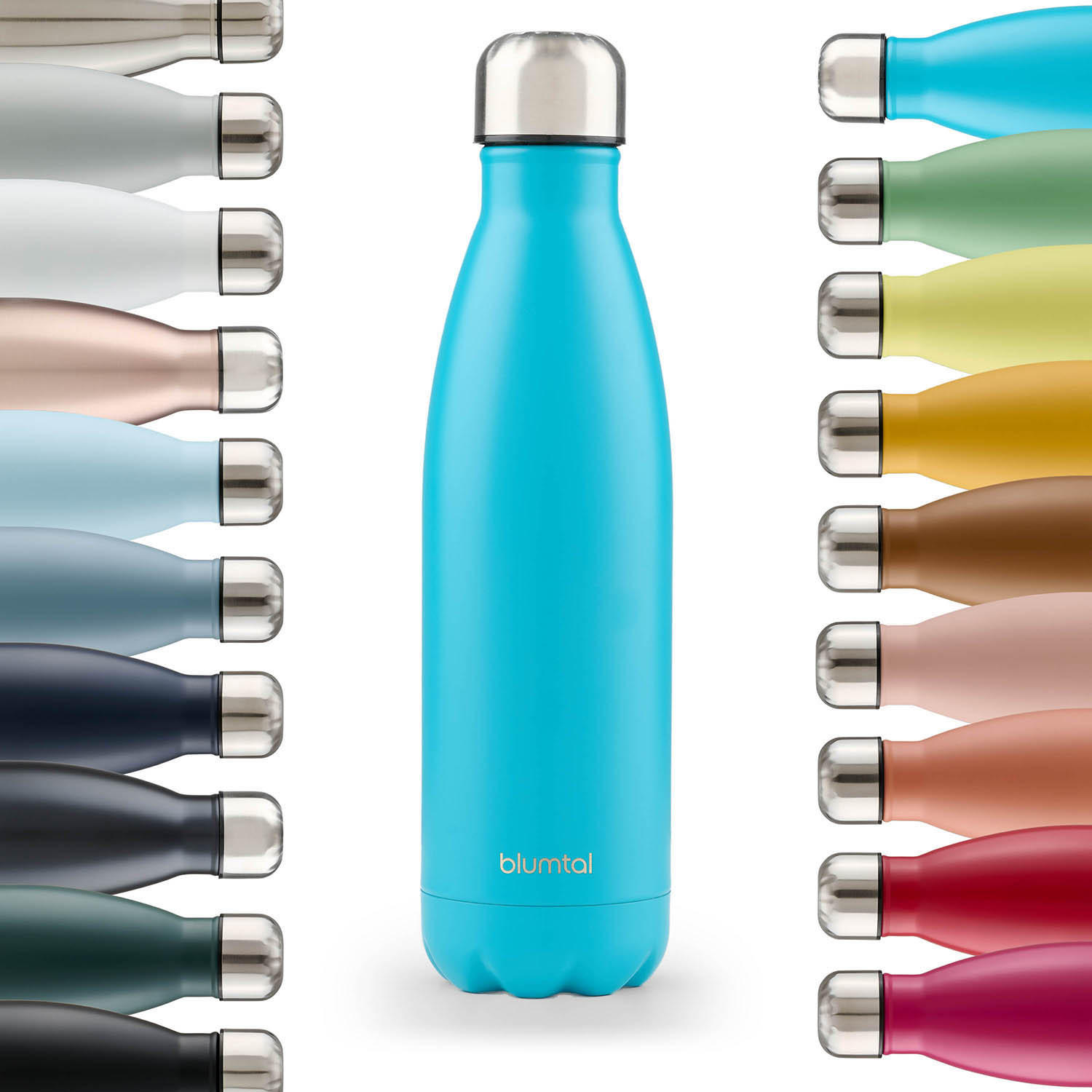 TERMOSKA Charles 750 ml, tyrkysová - tyrkysová, kov (0.75L) - Blumtal