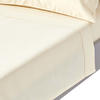 BETTLAKEN ohne Gummizug, Ägyptische Baumwolle, Fadendichte 1000 - Creme, Textil (178/255cm) - Homescapes