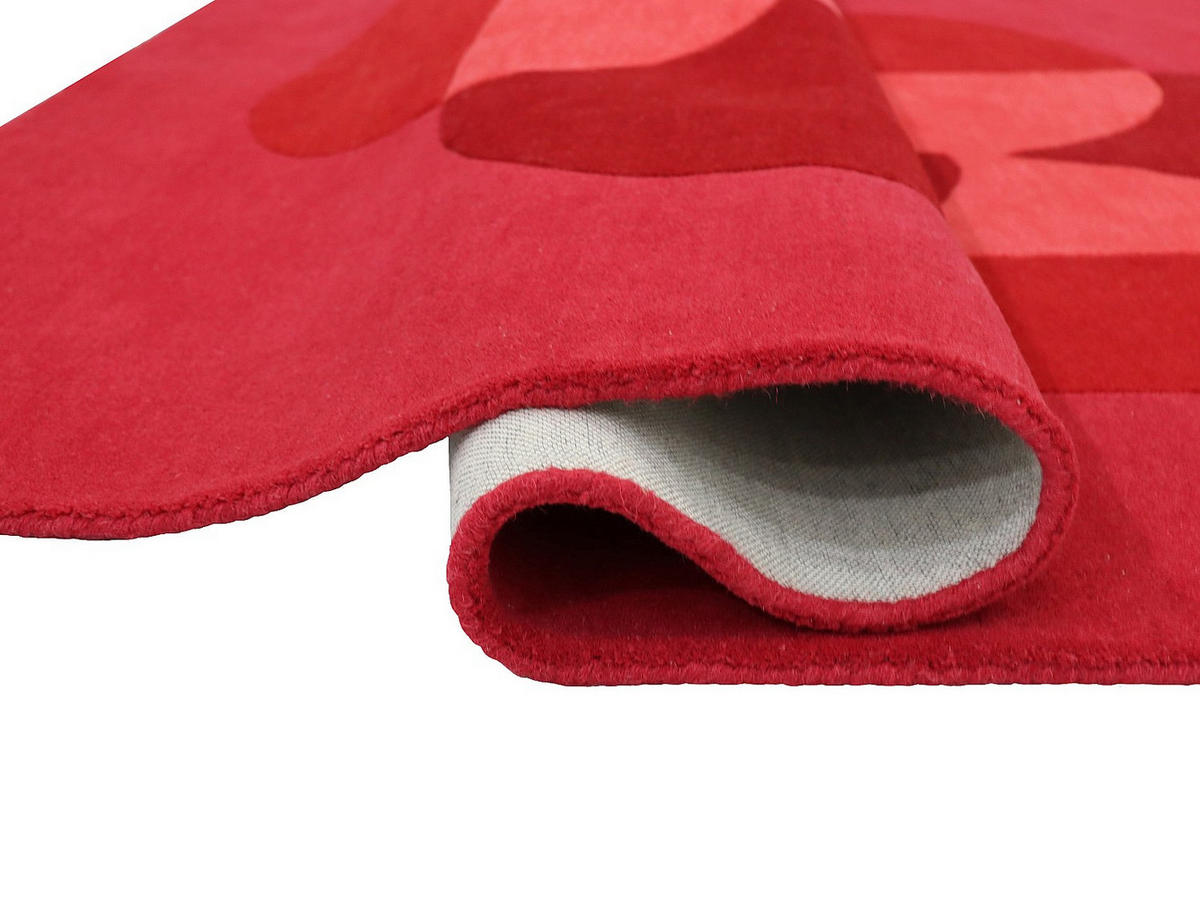WOHNZIMMERTEPPICH - 230 cmcm x 160 cmcm - Stoff - Rot - BLIVORA - Rot, Textil (230/160cm) - Vente-Unique