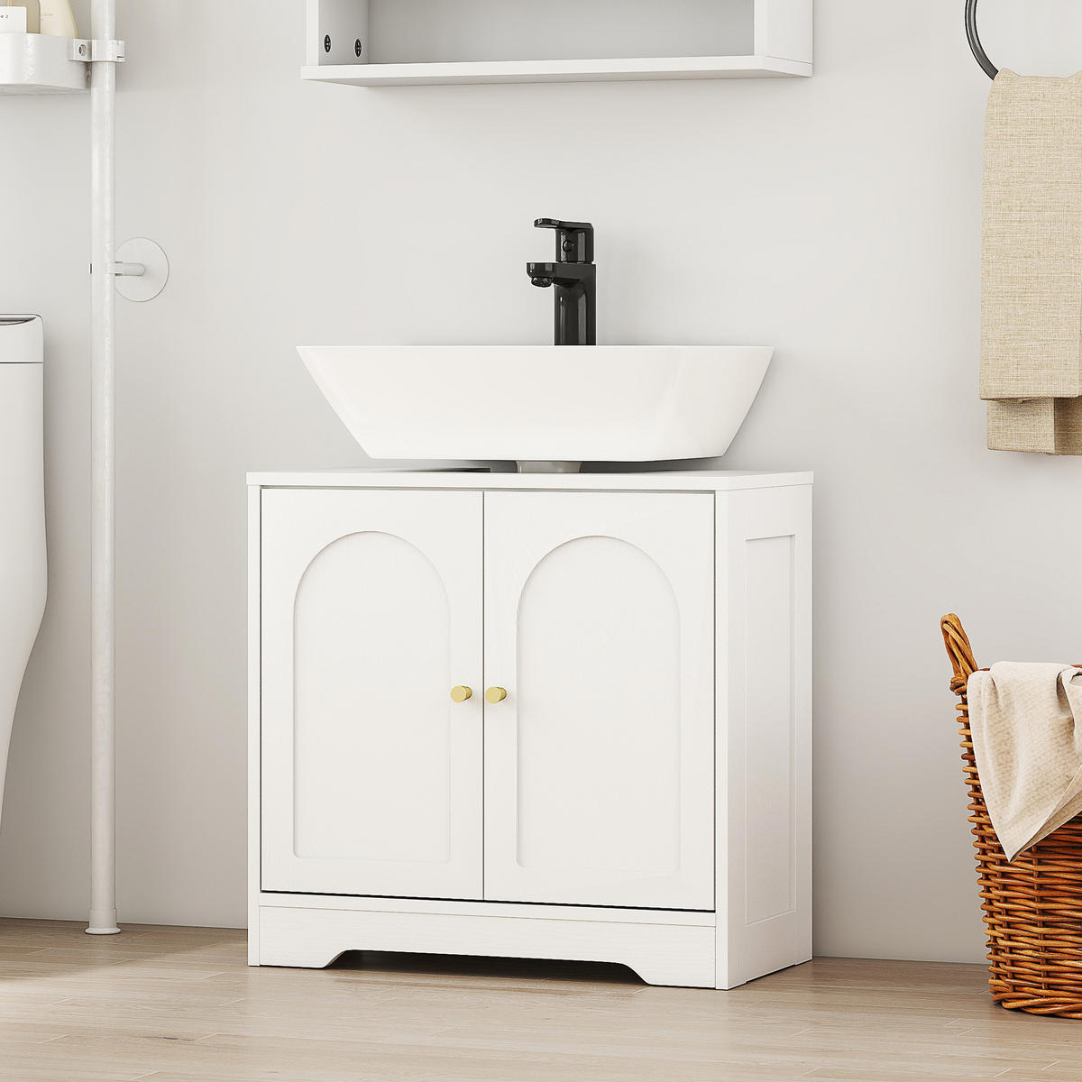 HÄNGESCHRANK Weiß 1 Stück - Weiß, Kunststoff (60/65/30cm) - GiPP