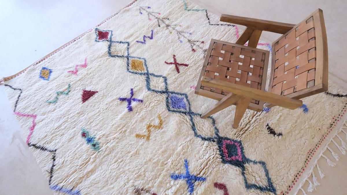 BERBERTEPPICH aus reiner Wolle 245x 275 cm - Multicolor, Naturmaterialien (245/275cm) - AFK Living