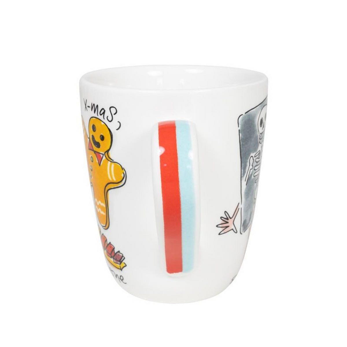 BECHER Love Letter X in Bunt - 350 ml - Multicolor, Keramik (0.35L) - Blond Amsterdam