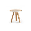 BEISTELLTISCH Batea S mit Tablett - Eichefarben/Weiß, Holz (42/42/42cm) - Woodendot